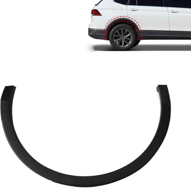 Sekeseauto تقليم م molding خلفي للركاب الجانب الأيمن متوافق مع فولكس فاجن تيغوان 2018 2019 2020 2021 2022 2023 استبدال# 5NN854820A9B9 - Image 1